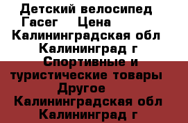 Детский велосипед: “Гасег“ › Цена ­ 2 500 - Калининградская обл., Калининград г. Спортивные и туристические товары » Другое   . Калининградская обл.,Калининград г.